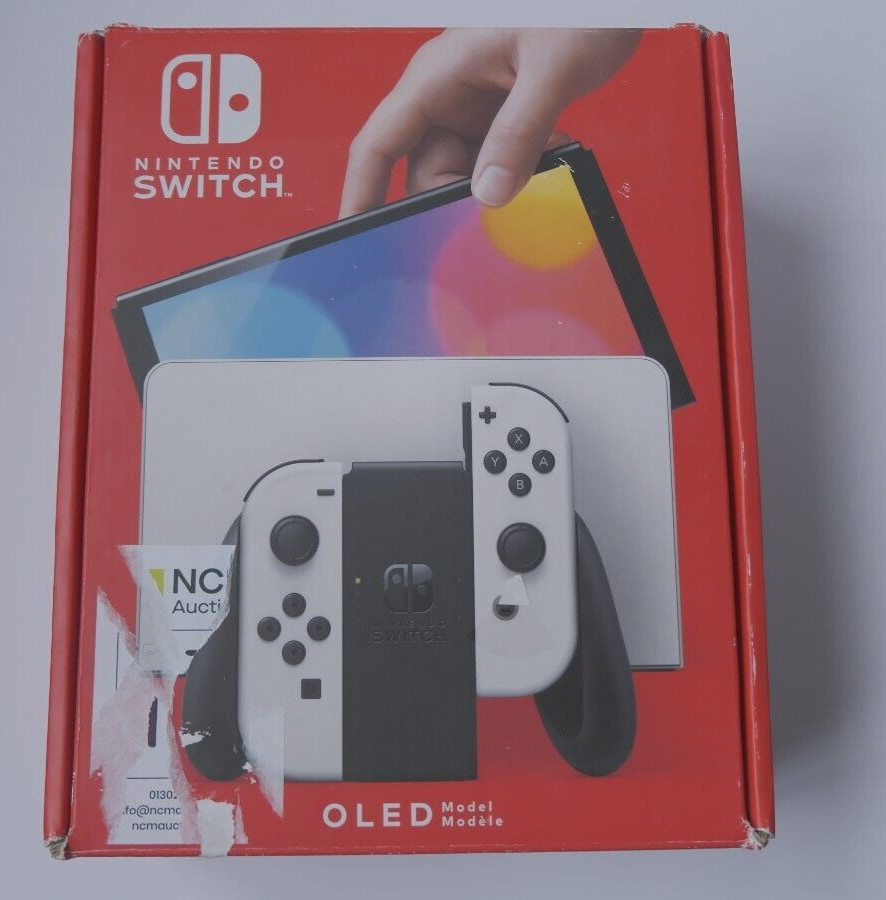 Nintendo Switch OLED Model HEG-001 Handheld Console - 64GB - White