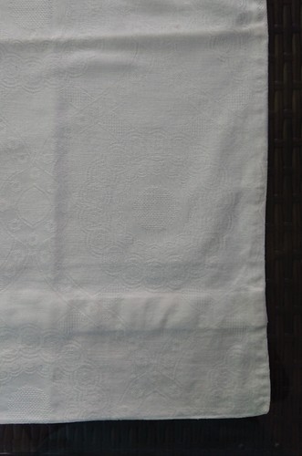2x Funda de Almohada Antigua Funda para Cojín Blanco Damasco Estampado 65x73 cm - Imagen 9 de 12