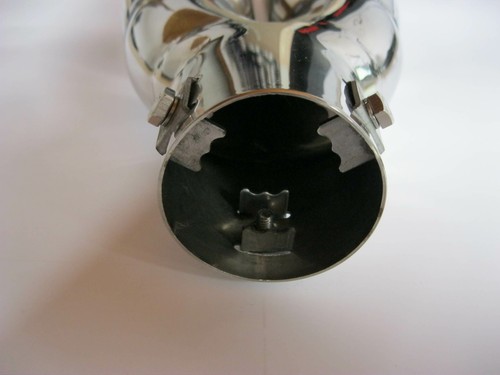 Auspuffblende Endrohr Edelstahl 135 x 80 mm oval zum anschrauben bis 5,3 cm - Bild 9 von 9