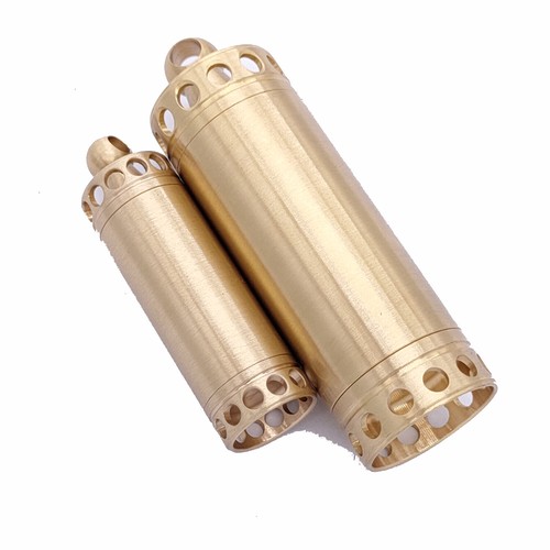 EDC Scatola portapillole medicina impermeabile sopravvivenza campeggio esterno ottone massiccio multi strumento - Foto 4 di 11