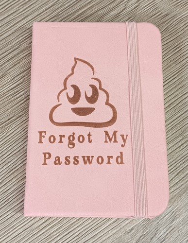 Notebook /Password Engraved Leather (pu) Mini Pocket Book A7 size - Picture 2 of 9
