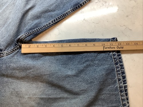 US Polo Assn Carpenter Jean Shorts Size 36 Baggy Wide JNCO Style Rap Hip Hop Y2K - Picture 18 of 19