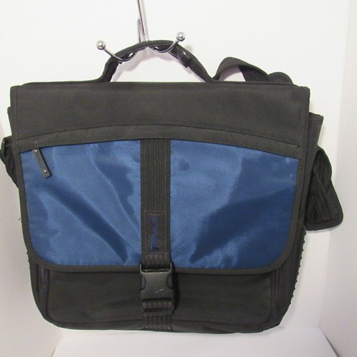 Targus Laptop Computer Case Bag w/Padded Adj. Straps, Blue/Black, Sturdy - Picture 5 of 12