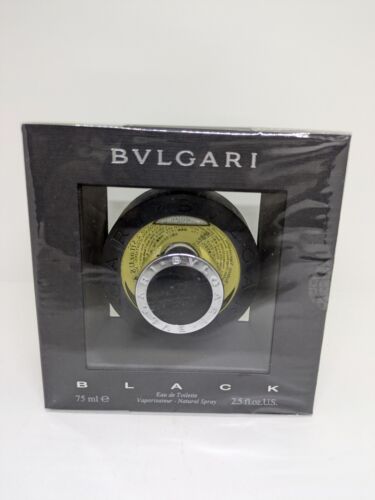 Bvlgari Black EDT 2.5oz - 75mL Twisted Cap Old Vintage Formulation Discontinued - Picture 10 of 15