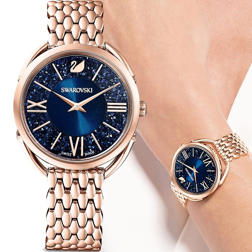 美品【SWAROVSKY】Crystalline Glam ウォッチ Original Swarovski Crystalline Glam Quartz Watch for Women