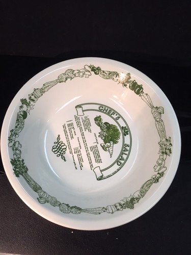 "TAZÓN DE SERVIR GRANDE JARDÍN REAL CHINA RECETA CLÁSICA Ensalada de chefs 11 3/4" EE. UU. 🙂 🙂 - Imagen 8 de 11