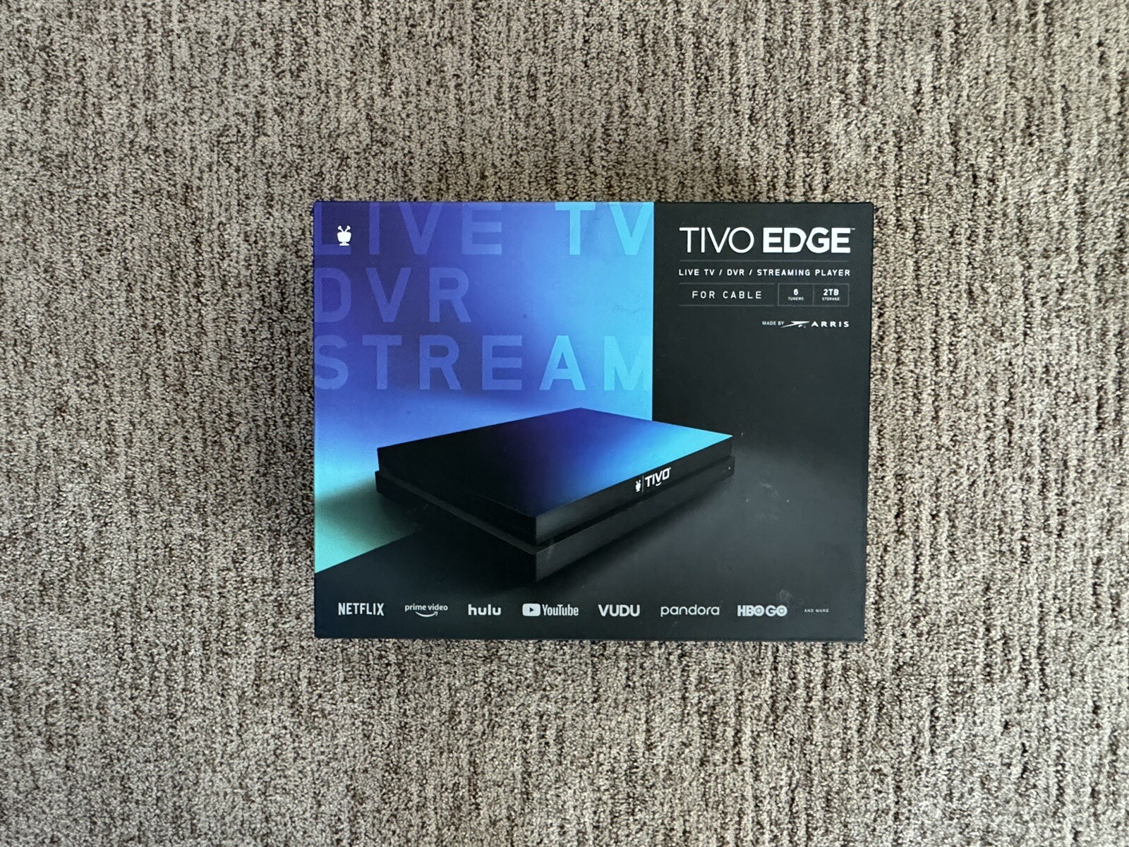 TiVo Edge RD6E20 DVR Streaming Media Player 6 Tuners 2 TB Storage w