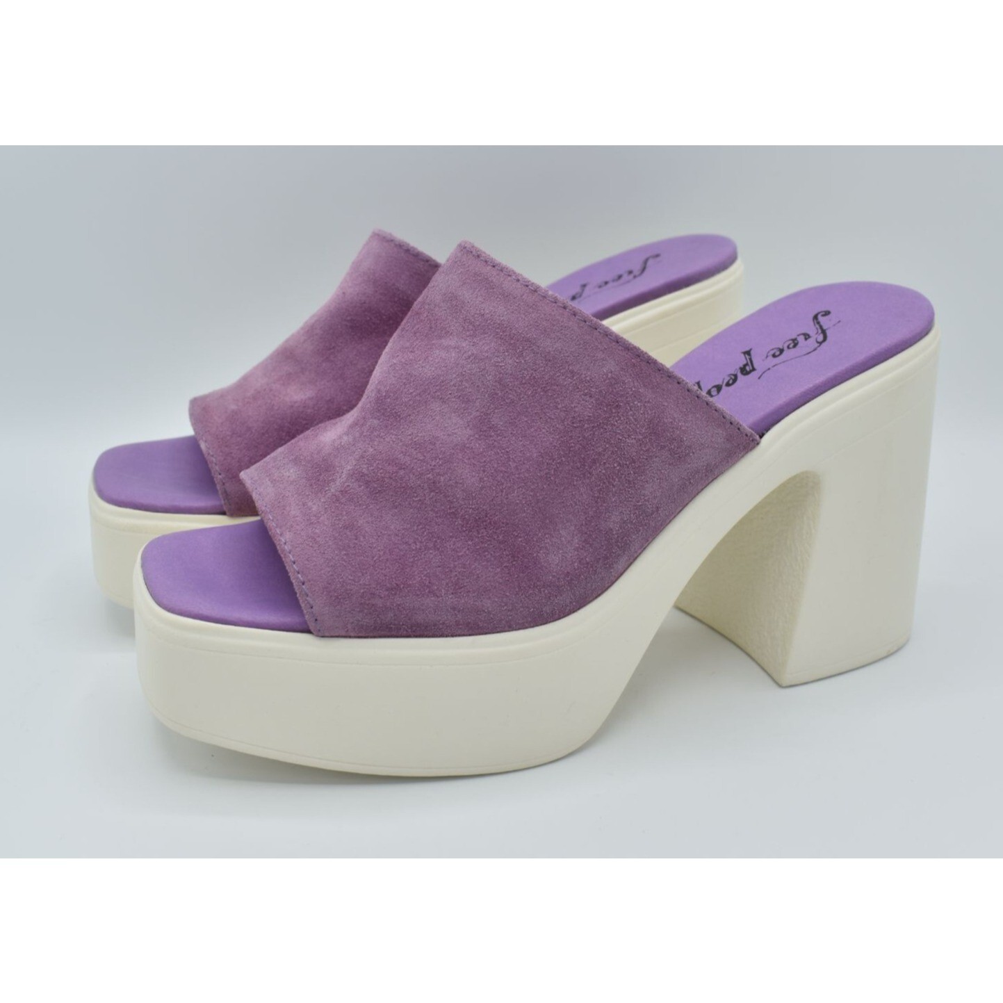 APL Scarpe sandali Free People donna taglia EU 39 US 9 Zoe orchidea viola plateau