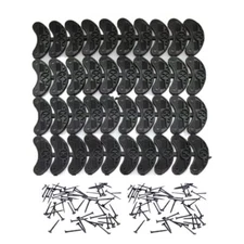 40 Pcs Rubber Shoes Heel Taps Tips Repair Pad Replacement for Boots