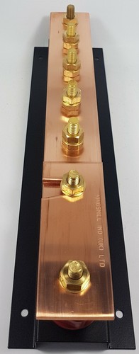 Kingsmill EBAR4-1 4 Way Copper Earth Bar Single Disconnecting Link - Picture 1 of 5