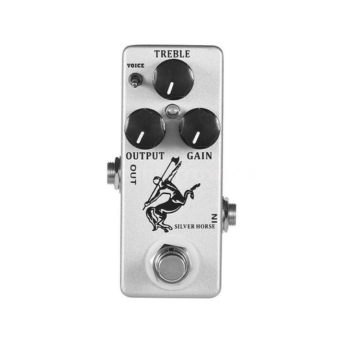 Mosky Golden/Silver Horse Demonfx K-C DRIVE Overdrive Effect Pedal True Bypass - Picture 8 of 15