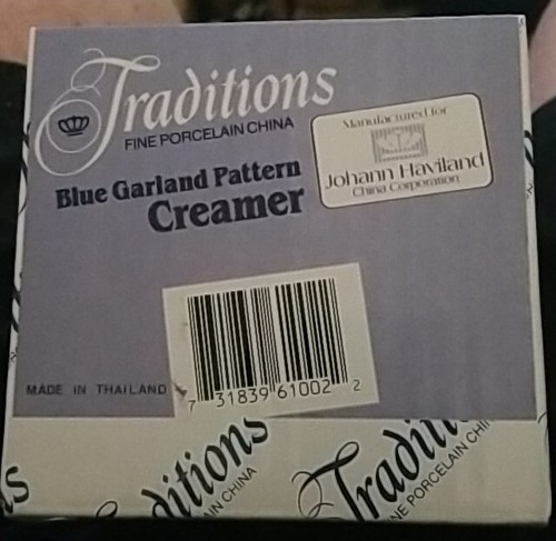 Johann Haviland Blue Garland Creamer Server West Coast Best Shipping Cost - Picture 2 of 2