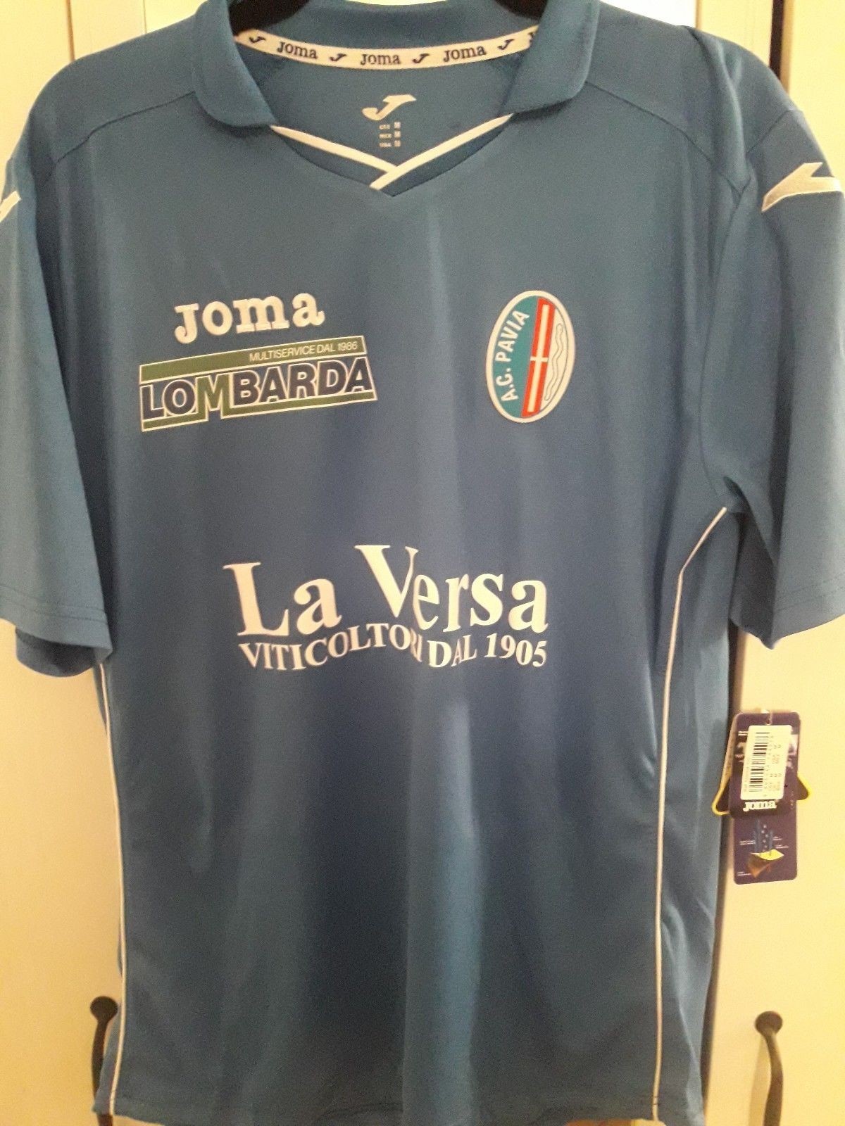 Maglia shirt originale NUOVA CON ETICHETTA AC PAVIA joma TG M Maglia shirt originale NUOVA CON ETICHETTA AC PAVIA joma TG M