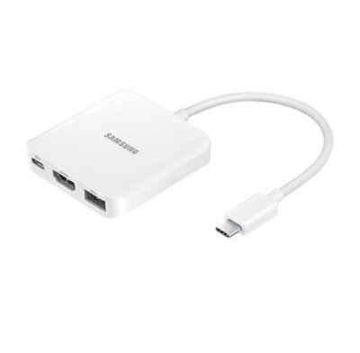 Samsung Multiport Adapter with HDMI, TAB C USB and USB-charge White 