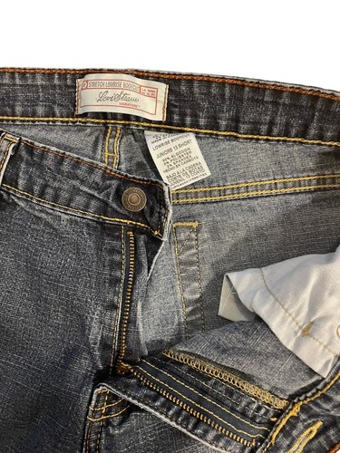 Levi Strauss Signature Stretch Low Rise Boot Cut Denim Jeans Juniors 13 Short - Picture 7 of 11
