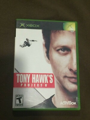 Original Microsoft XBox Video Game Tony Hawk's Projects 8 Rated T