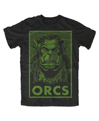 Orc Premium T-Shirt schwarz Gamer , Horde , Movie Kult , Geek, Nerd ,Style