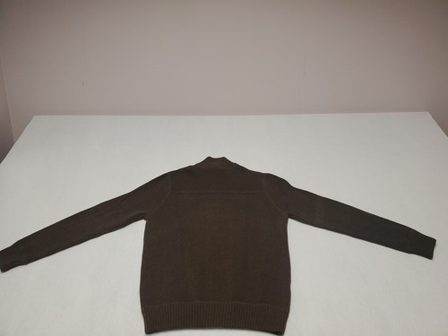 Eddie Bauer Herren Braun Pullover 1/4 Zip Mock Neck Langarm Sweater Gr. LG - Bild 12 von 16