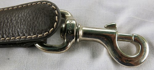 Genuine Gucci Brown Leather Adjustable Shoulder Strap Replacement - Picture 9 of 10