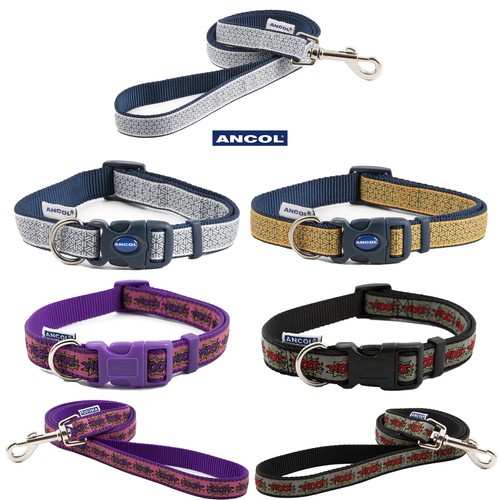 Anker Mode Hundehalsband passende Leinen separat verstellbar Einhorn Nylon - Bild 1 von 28