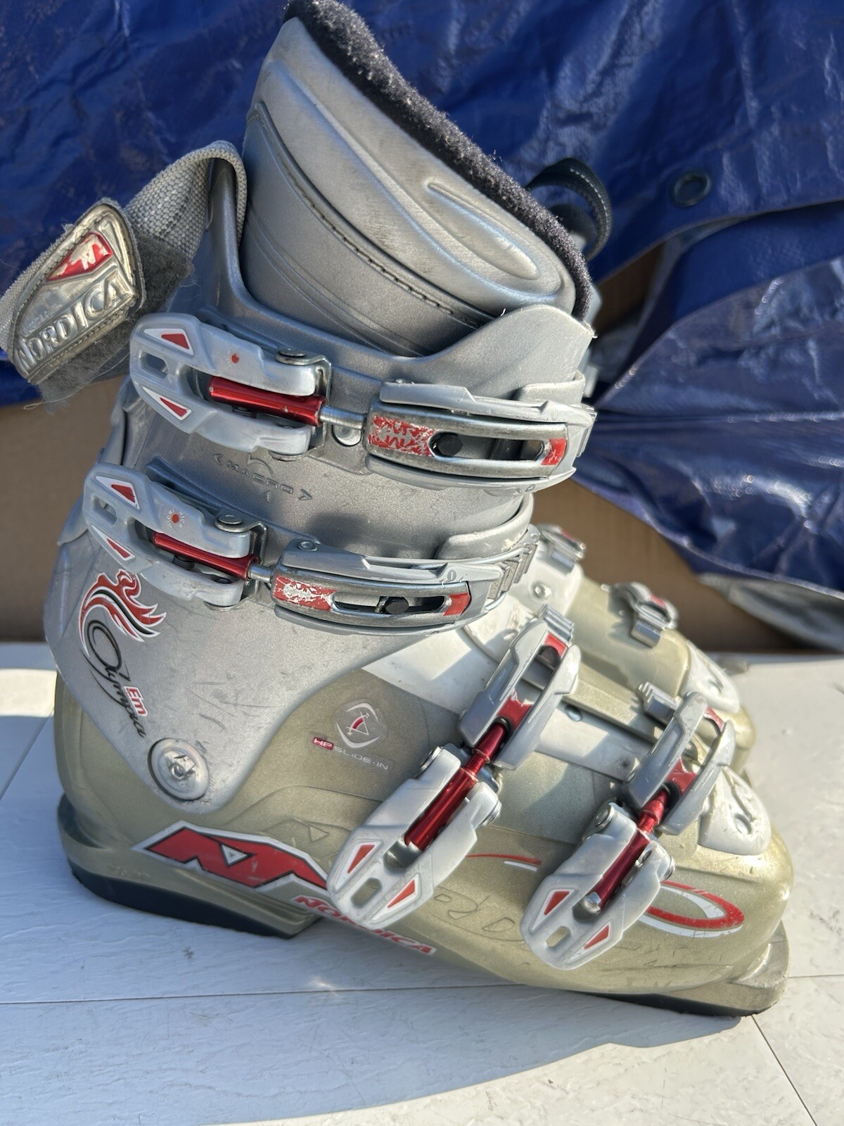 SALOMON Scarponi da sci Nordica Olympia EM donna taglia 8 Mondo taglia 25 anche uomo 9 (344 354)