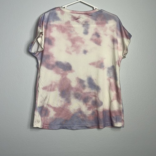 32 degrees Girl’s x Small (5/6) Pastel Tie-Dye Cooling Athletic Shirt pink ivory - Picture 4 of 5