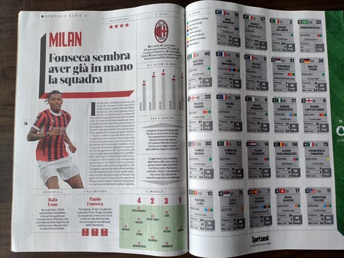 Serie A Sportweek speciale della Gazzetta dello sport del 17 agosto 2024 - Foto 11 di 14