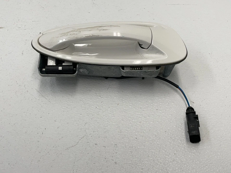 Manija de la puerta exterior del pasajero delantero derecho Porsche 911 2006-2011 blanca 1471 OEM Foto 3 de 4