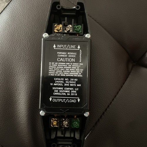 Southwire Shockshield TRC 26160 In-Line Portable Residual Current Device RCD - Picture 5 of 6