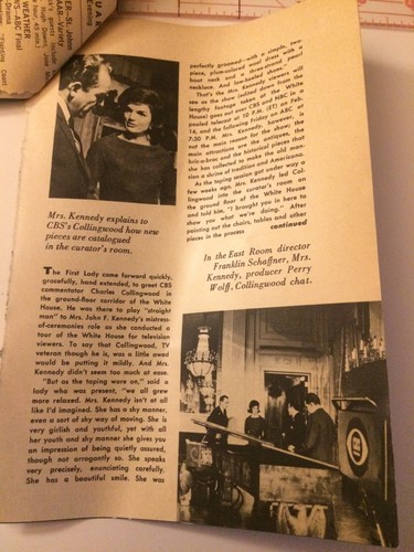 TV Guide February 14 1962: A Tour of the White House with Mrs. John F. Kennedy - Picture 5 of 9