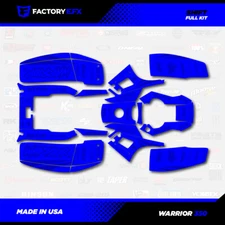 Code Blue Shift Racing Graphics kit fits Yamaha Warrior 350 87-04 Decals