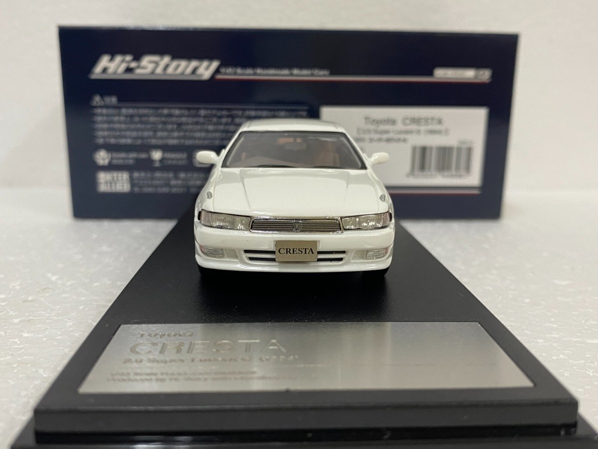 1:43 HI STORY HS437WH Toyota Cresta 2.5 G Super Lucent 1994