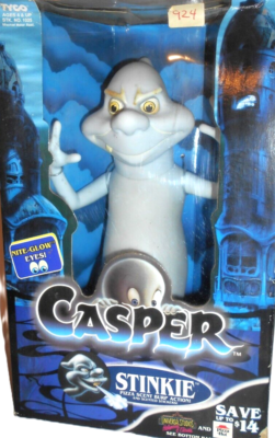 10 inch CASPER the friendly ghost STINKIE Pizza scent burp action