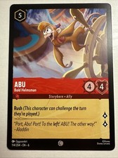 Abu - Bold Helmsman 114/204 Azurite Sea Regular Disney Lorcana
