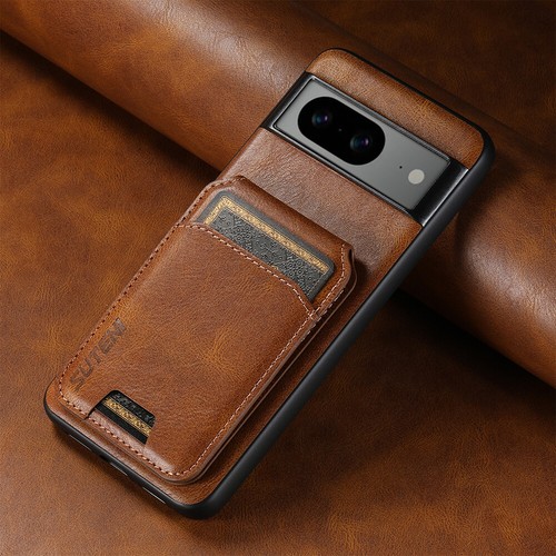 For Google pixel 6 7 8 A Pro Phone Case Leather Cover With Wallet Card Holder - Foto 16 di 26
