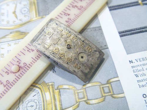 1943 Bulova Watch Co. Gents Caliber 7AP 21 Jewels Movt & Dial- for Parts- N/R! - Picture 4 of 7