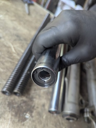 1975 BMW R75/6 FRONT FORKS LOWERS SPRINGS CAPS REFLECTORS - Picture 4 of 13