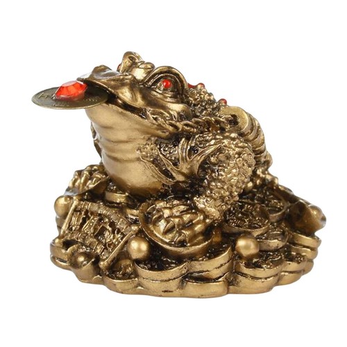 Chinese Feng Shui Money Frog Three Legged Toad Wealth for Cash Register Office - Picture 5 of 12