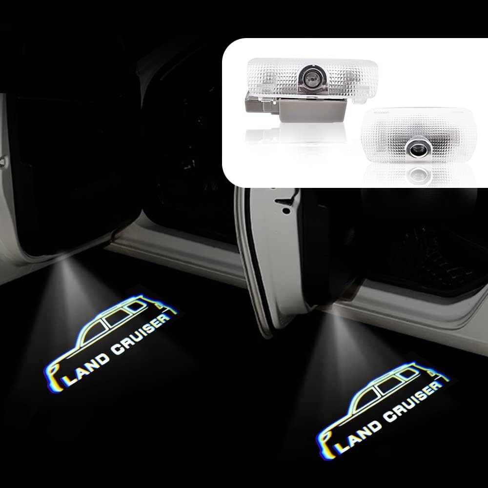 2 pcs x HD Door Courtesy Light Projector Logo for TOYOTA