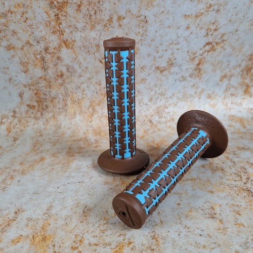 A'ME Dual Old School BMX Grips Made in USA Loads of colours Burner Mongoose GT - Picture 11 of 34