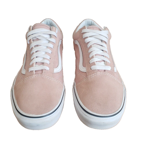 VANS Old Skool Pink zephyr rose Men Size 10 and  Suede and Canvas Shoes - Picture 3 of 11