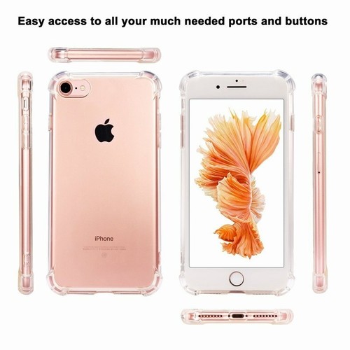 Gorilla Clear Shockproof Case for iPhone 12 11 Pro Max Mini XR XS X 8 7 6 S Plus - Picture 3 of 19