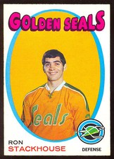 1971-72 OPC O PEE CHEE #83 RON STACKHOUSE NM CALIFORINA GOLDEN SEALS HOCKEY Card