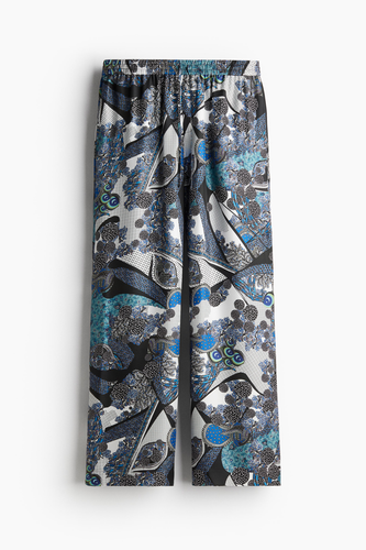 Anamika Khanna X H&M Abstract Patterned Silk Pyjama Bottoms Pants XS M L New - Picture 21 of 22
