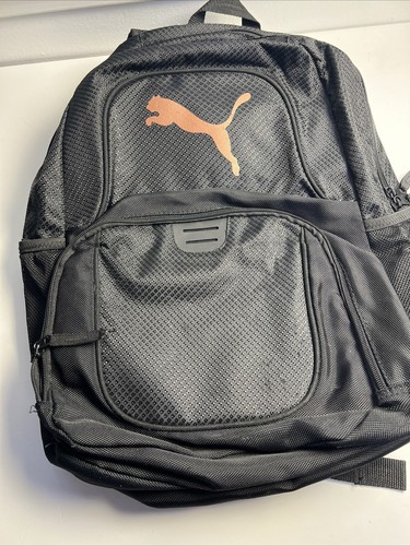 PUMA Backpack Evercat Contender Unisex Adult Black Gold One Size US - Picture 1 of 10