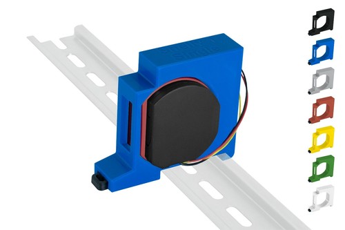 DIN rail holder single for Shelly 1 / 1PM DIN rail bracket (35 mm) - Picture 4 of 33