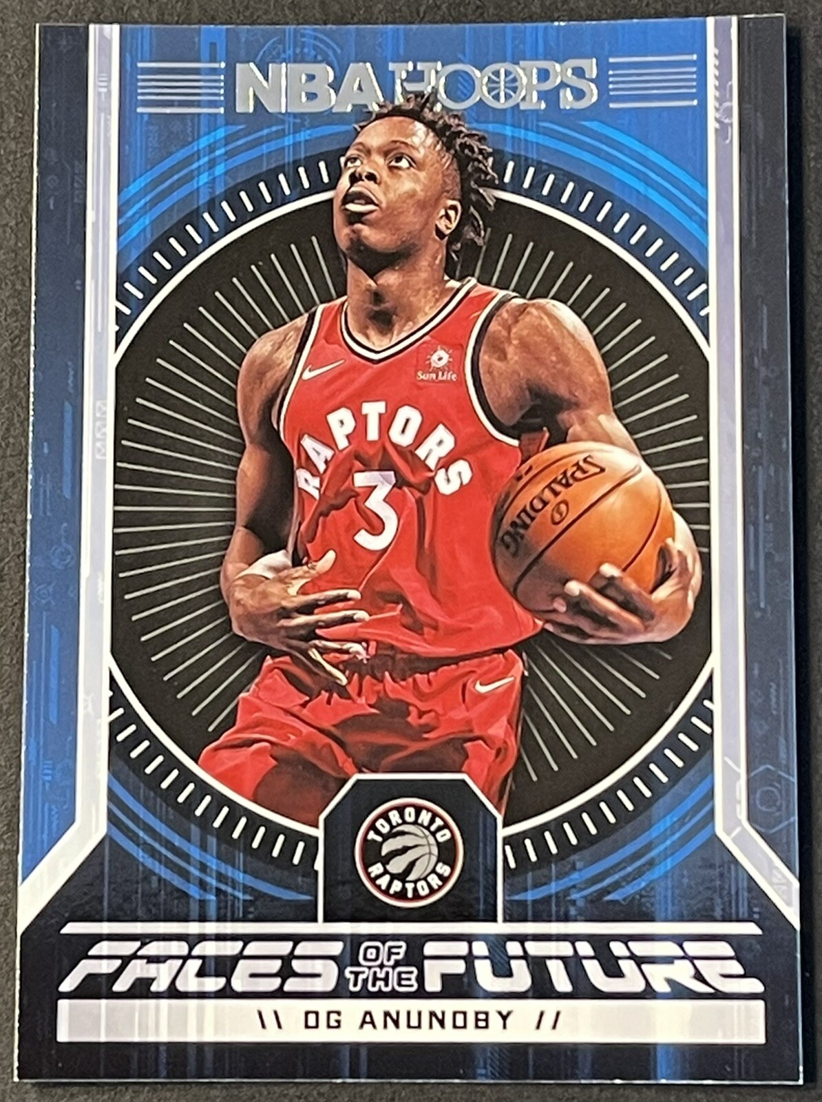 OG ANUNOBY 2017-18 NBA Hoops FACES OF THE FUTURE ROOKIE RC #15 Raptors