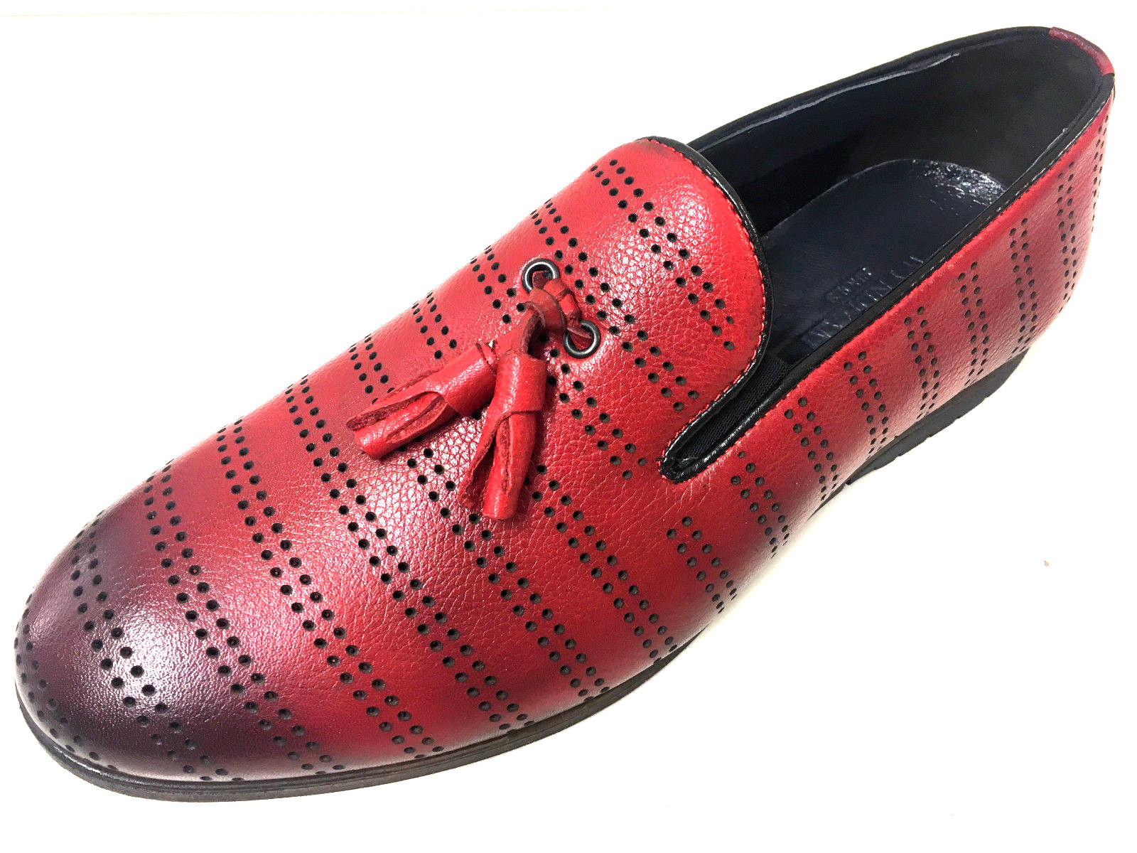 NEUE MODE MOKASSIN MOKASSIN MOKASSIN rot MOCASSIN LOAFER ROT LEDER HERRENSCHUHE LOCHDESIGN SLIPPER 552ec5 NEUE MODE MOKASSIN MOKASSIN MOKASSIN rot MOCASSIN LOAFER ROT LEDER HERRENSCHUHE LOCHDESIGN SLIPPER 552ec5
