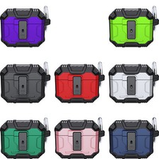 For Airpods 4th Pro 3rd Gen PC TPU Armor Magnetic Case Shockproof with Keychain