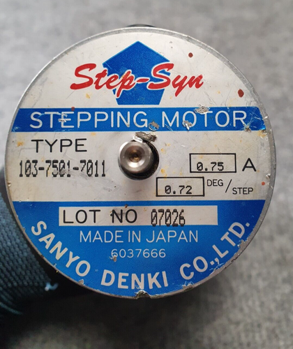 SANYO DENKI Stepping Motor 103-7501-7011 HARMONIC DRIVE RH-11-50-PM-SP1 - Bild 4 von 5